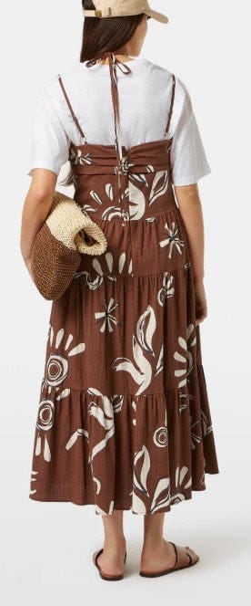 Load image into Gallery viewer, Scotch &amp; Soda Womens Seersucker Midi Dress
