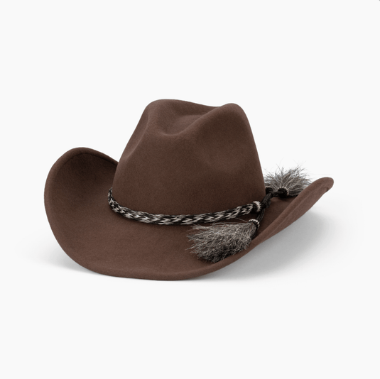 Avenel Kids The Wrangler Wool Felt Hat - Brown