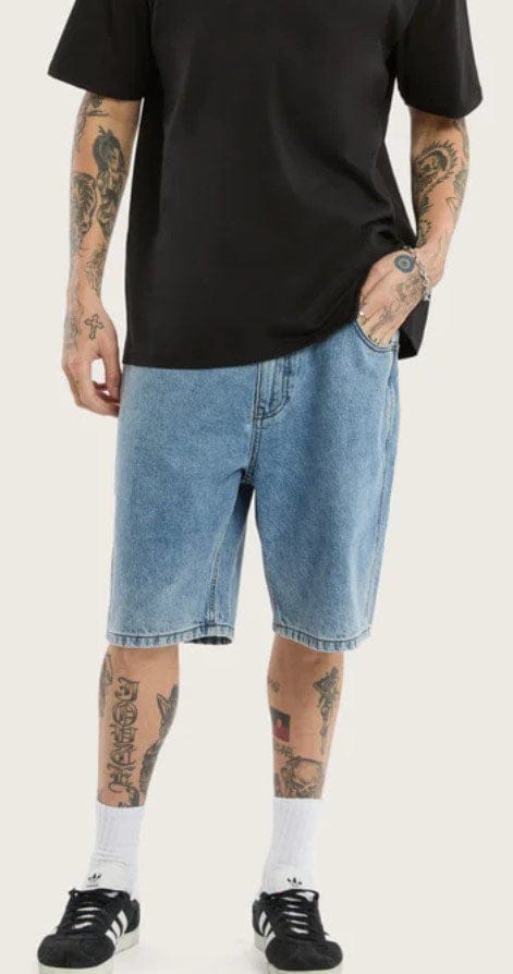 KSCY Mens K6 Denim Jort - Trashed Blue