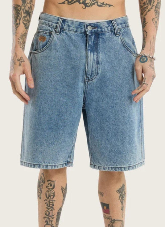 KSCY Mens K6 Denim Jort - Trashed Blue