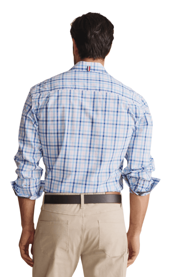 Load image into Gallery viewer, S. Kidman Mens Aberdeen Long Sleeve Shirt - Blue
