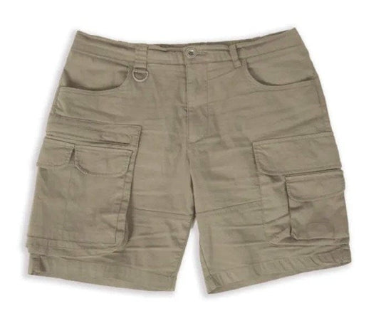 Silent Theory Mens Boundary Cargo Short - Khaki