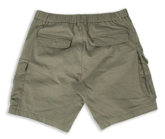 Silent Theory Mens Boundary Cargo Short - Washed Black