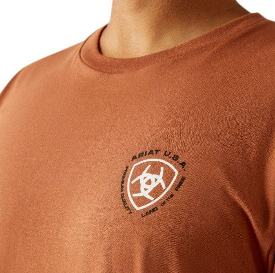 Load image into Gallery viewer, Ariat Mens Loft Simple Seal Short Sleeve Tee Tee
