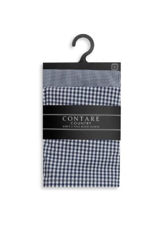 Load image into Gallery viewer, Contare Mens 2-Pack Boxer Short - Country Gingham
