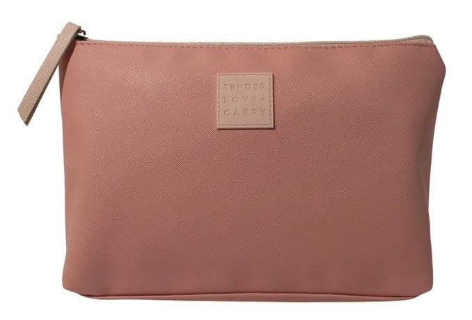 Tender Love + Carry Womens Blush Cream Saffiano Holdall
