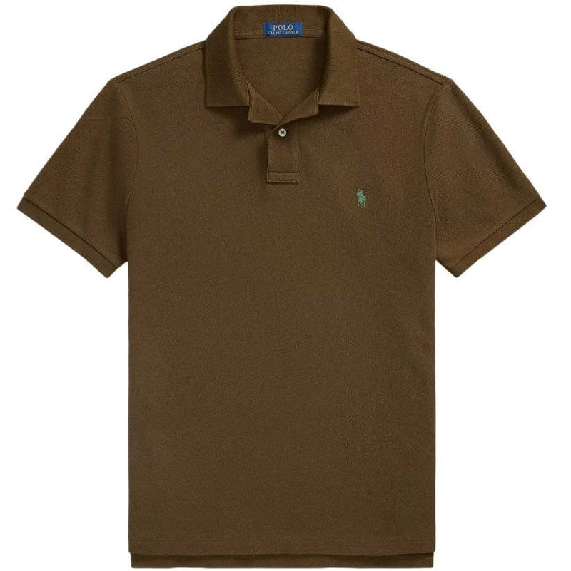 Load image into Gallery viewer, Polo Ralph Lauren Mens 100% Cotton Custom Slim Fit Knit Shirt - Brown
