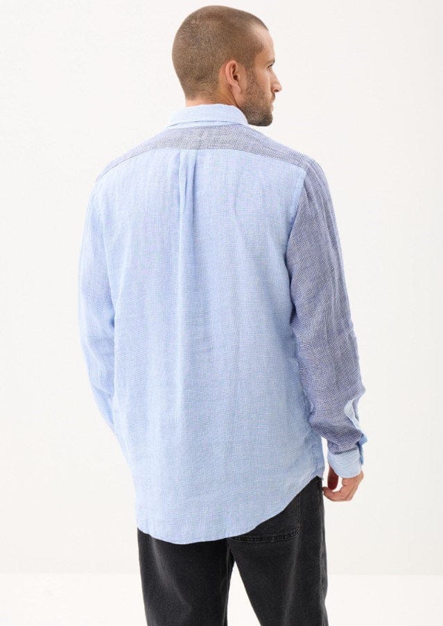 Load image into Gallery viewer, Polo Ralph Lauren Mens 100% Linen Classic Fit Woven Shirt - Blue
