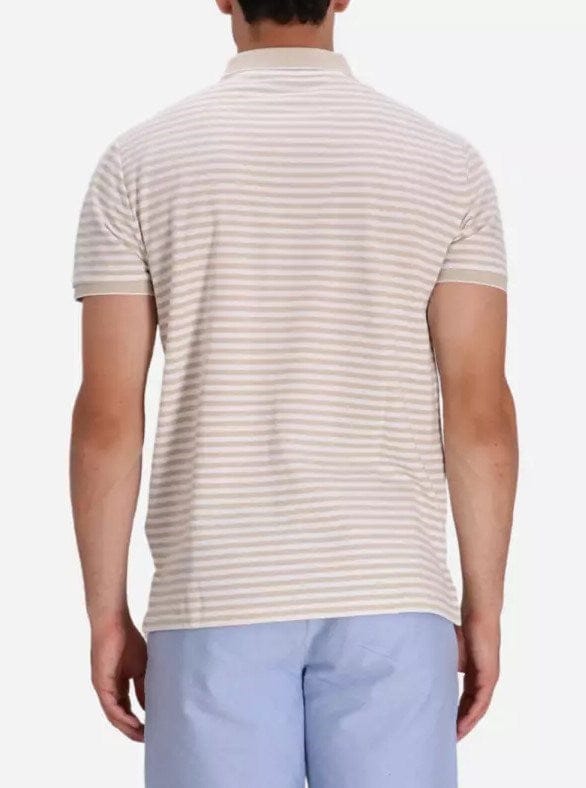 Load image into Gallery viewer, Polo Ralph Lauren Mens 100% Cotton Custom Slim Fit Short Sleeve Knit Shirt - Beige
