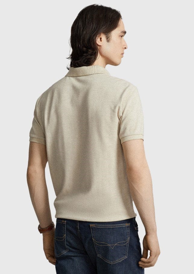 Load image into Gallery viewer, Polo Ralph Lauren Mens 100% Cotton Custom Slim Fit Short Sleeve Knit Shirt - Grey
