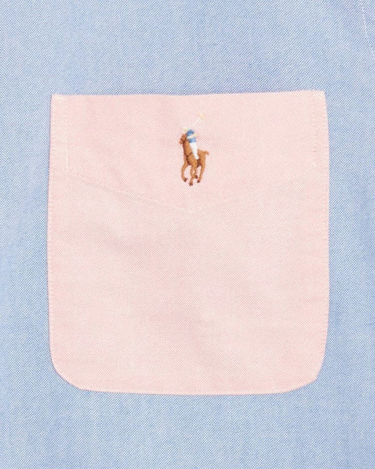 Polo Ralph Lauren Mens 100% Cotton Custom Fit Woven Shirt