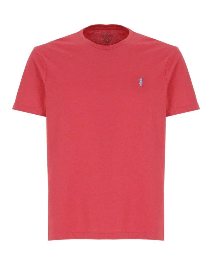 Load image into Gallery viewer, Ralph Lauren Mens Custom Slim Fit Knit T-Shirt - Red

