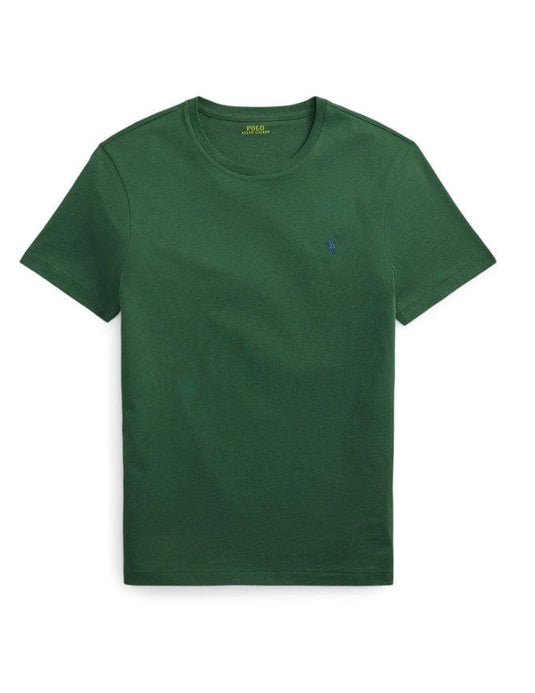 Ralph Lauren Mens Custom Slim Fit Knit T-Shirt - Green