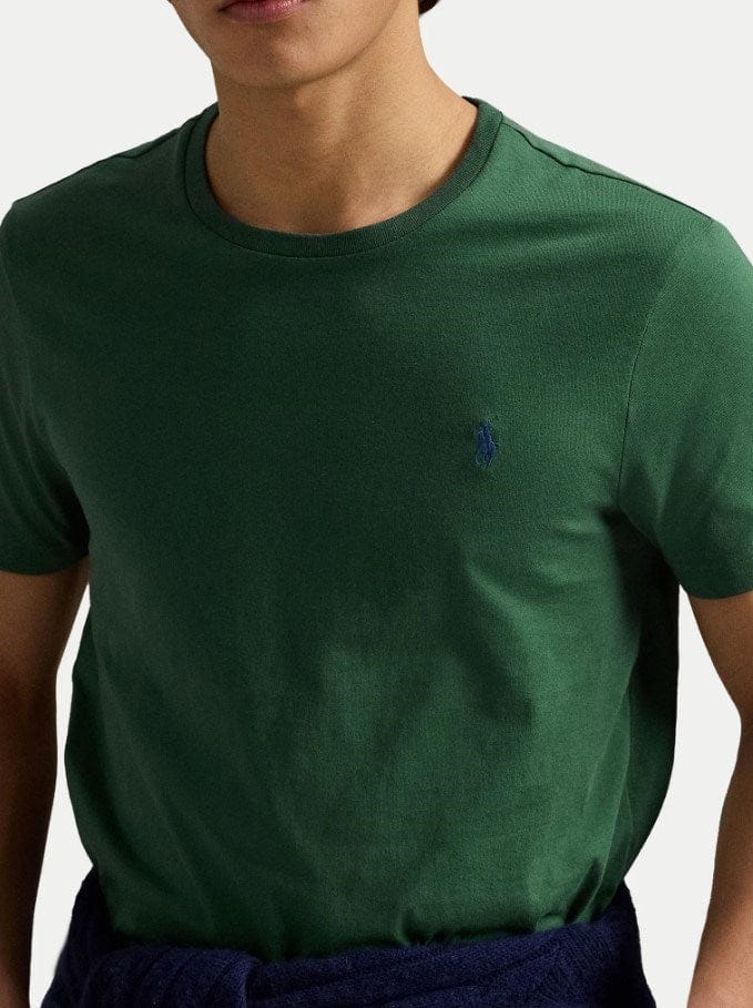 Load image into Gallery viewer, Ralph Lauren Mens Custom Slim Fit Knit T-Shirt - Green
