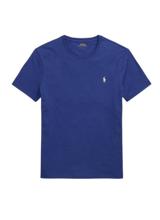 Ralph Lauren Mens Custom Slim Fit Knit T-Shirt - Blue