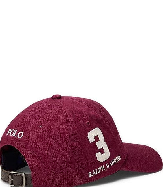 Load image into Gallery viewer, Ralph Lauren Cotton Chino Cap - Red Big Pony

