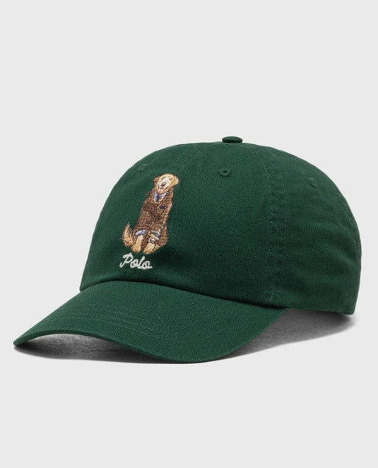 Ralph Lauren Cotton Chino Cap - Green Dog