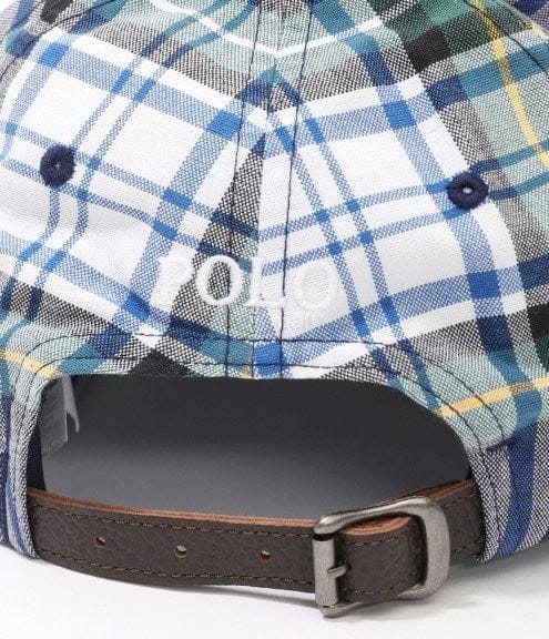 Load image into Gallery viewer, Ralph Lauren Mens Cotton Chino Cap - Tartan Pony
