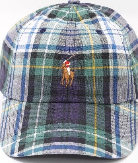 Ralph Lauren Mens Cotton Chino Cap - Tartan Pony