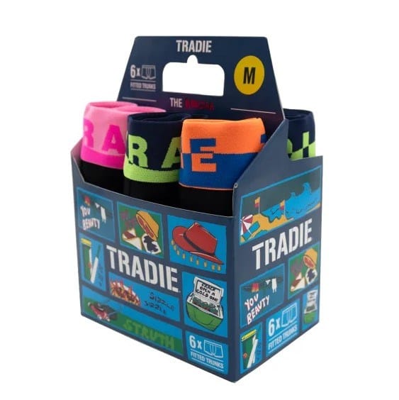 Load image into Gallery viewer, Tradie Mens Bonza 6pk Trunk
