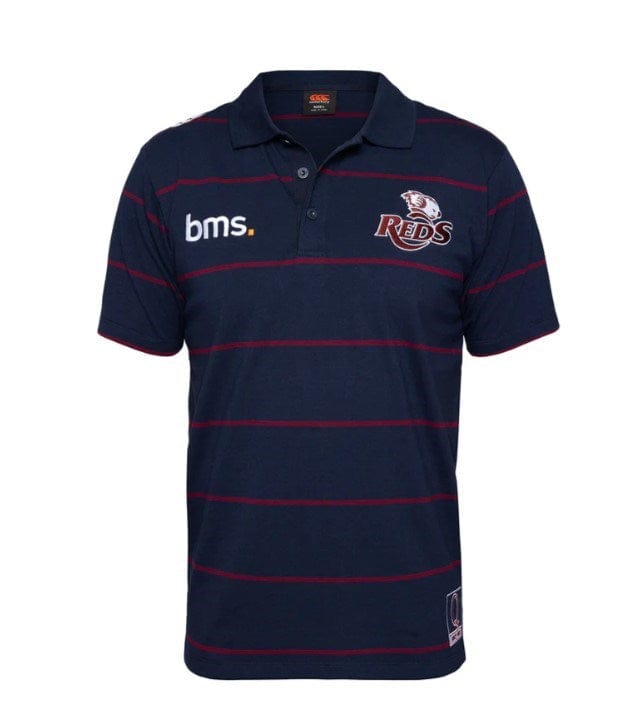 Load image into Gallery viewer, Canterbury Mens 2026 QLD Reds Yarn Dye Polo
