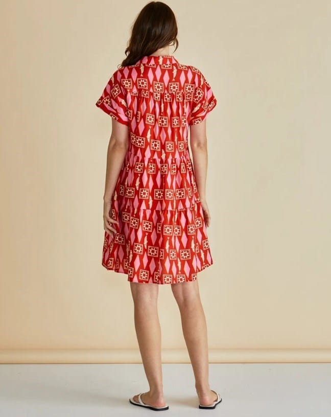 Load image into Gallery viewer, Betty Basics Womens Copacabana Shirt Dress
