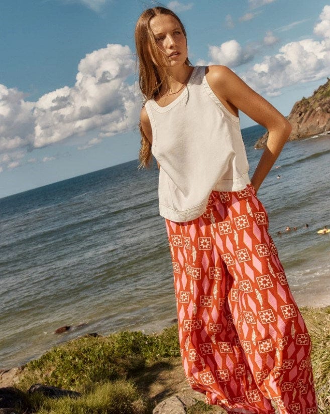 Load image into Gallery viewer, Betty Basics Womens Copacabana Relax Pant
