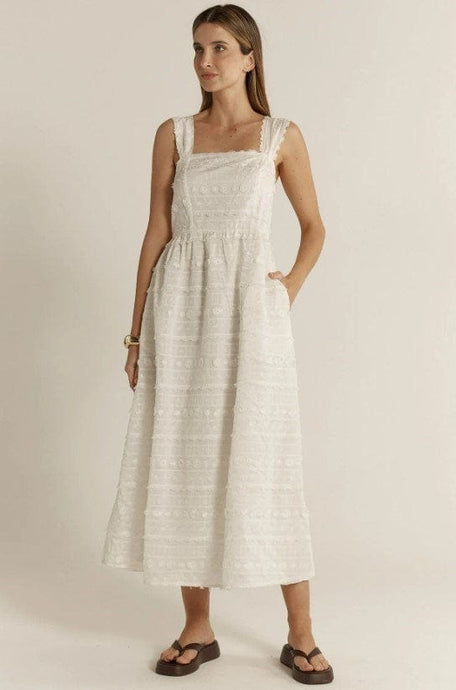Fate & Becker Womens Sierra Lace Dress - Cream