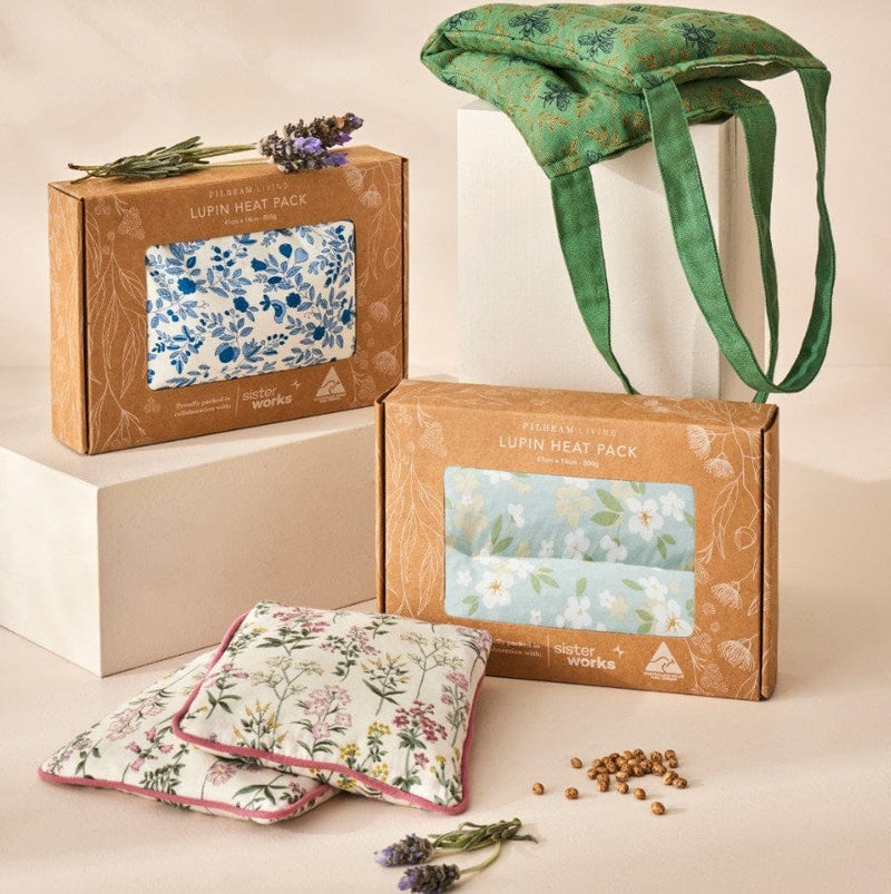 Load image into Gallery viewer, Pilbeam Floral Garden Lupin Heat Pack
