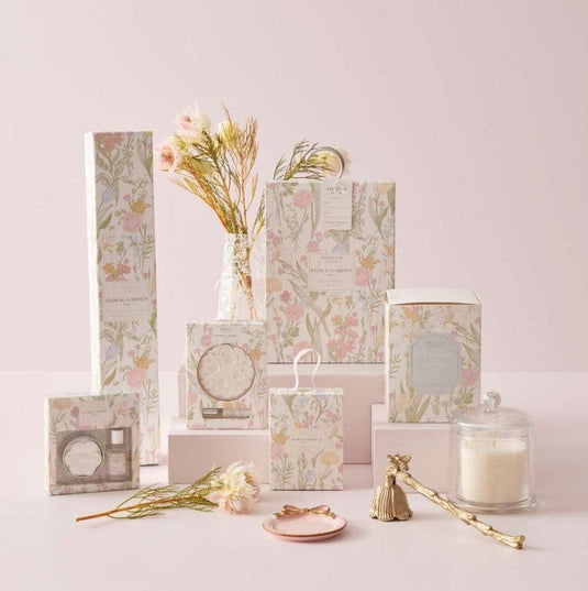 Pilbeam Floral Garden Scented Mini Sachets Set of 4 - Rose