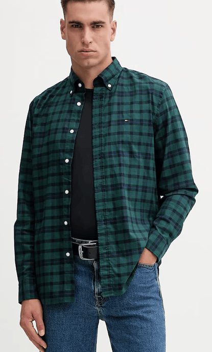 Tommy Hilfiger Blackwatch Regular Fit Shirt - Preppy Navy Check