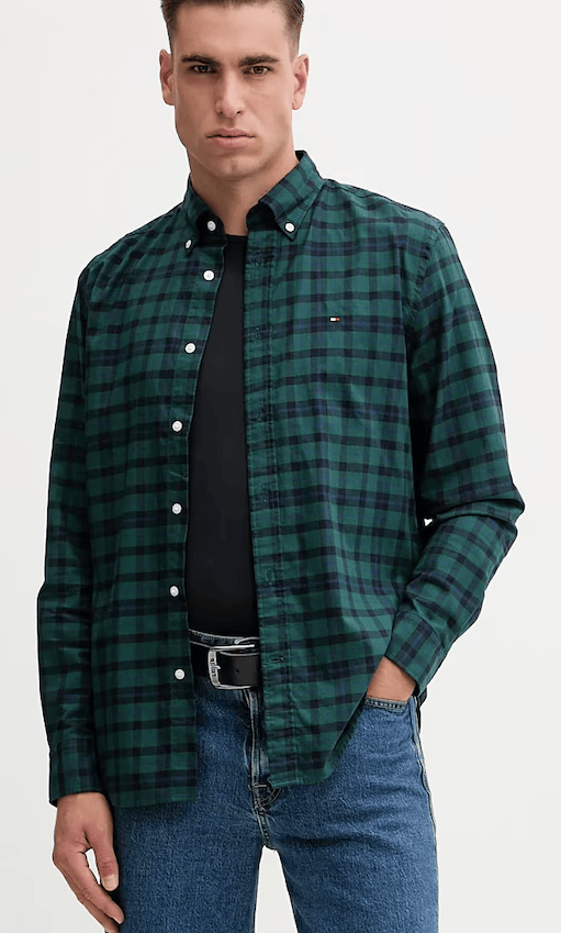 Tommy Hilfiger Blackwatch Regular Fit Shirt - Preppy Navy Check