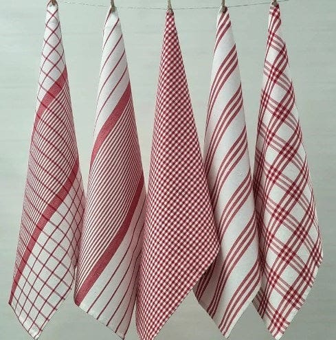 Load image into Gallery viewer, Rans MilanTea Towel Pack of 5 - Red
