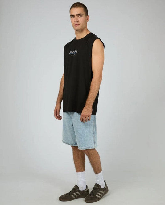 Silent Theory Mens No Brainer Muscle - Black