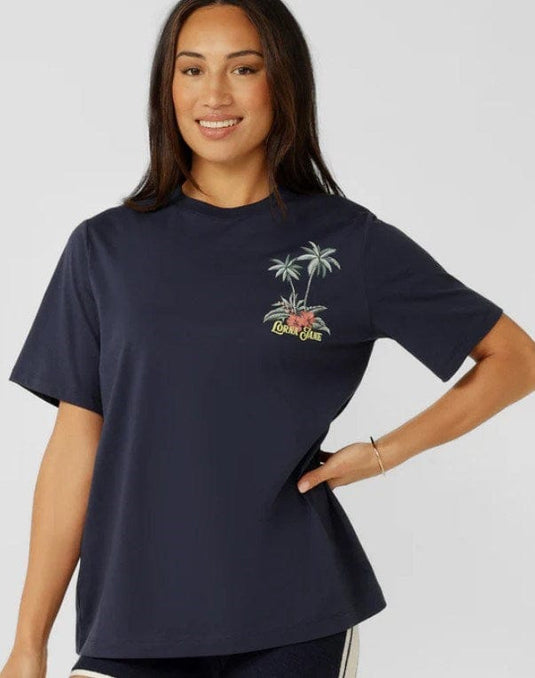 Lorna Jane Womens Palm Royale Relaxed T-Shirt