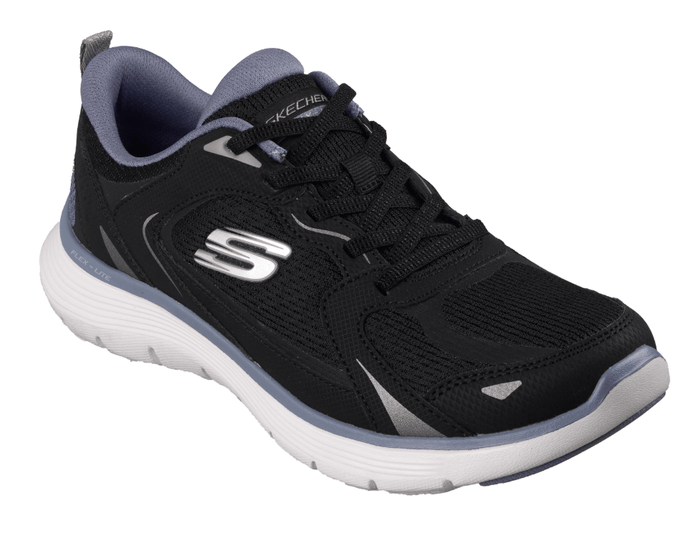 Skechers Womens Flex Appeal 5.0 Retro Rush Shoes - Black Multi