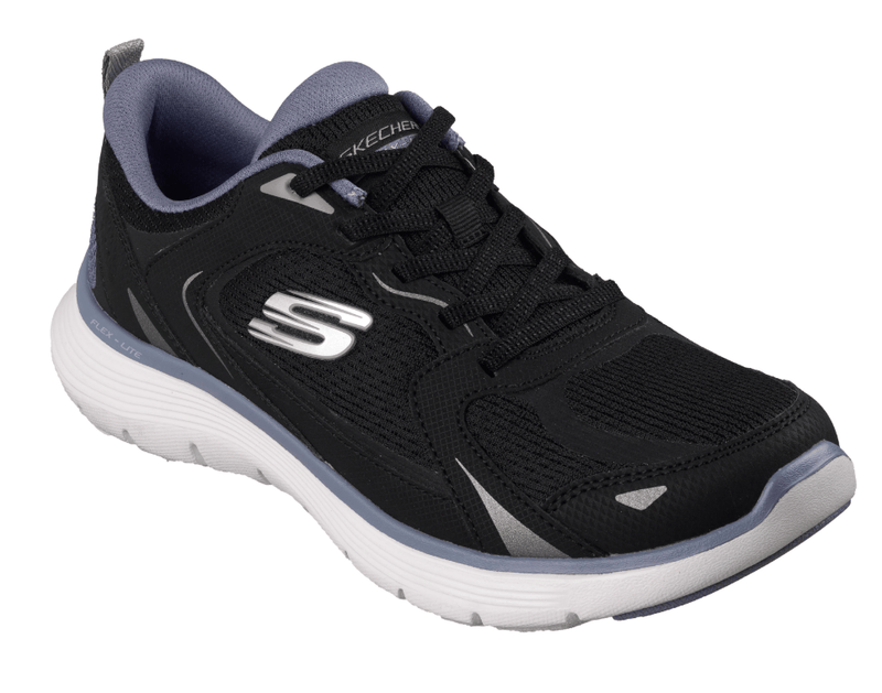 Load image into Gallery viewer, Skechers Womens Flex Appeal 5.0 Retro Rush Shoes - Black Multi
