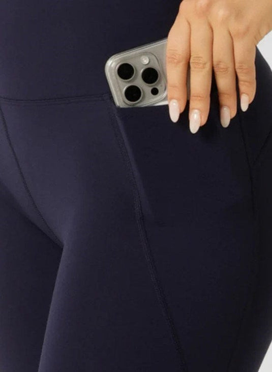 Lorna Jane Womens Amy Phone Pocket 3/4 Tech Leggings