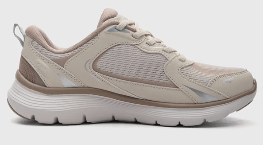 Skechers Womens Flex Appeal 5.0 Retro Rush Shoes - Natural Beige