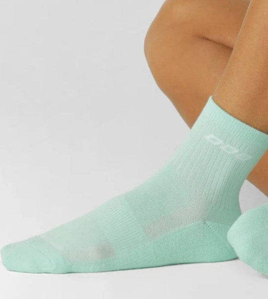 Lorna Jane Womens 2PK LJ Quarter Crew Socks