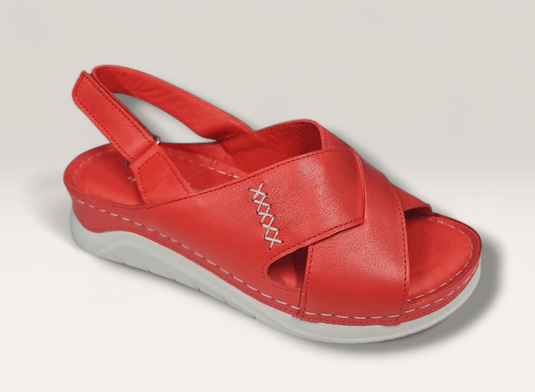 Cassini Womens Mahalo Sandals - Red