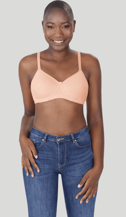 Load image into Gallery viewer, Amoena Womens Mara Padded Soft Bra - Blush
