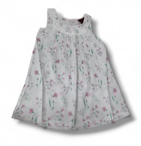 French Country Girls Presed Flower Dit Sleeveless  Nightie