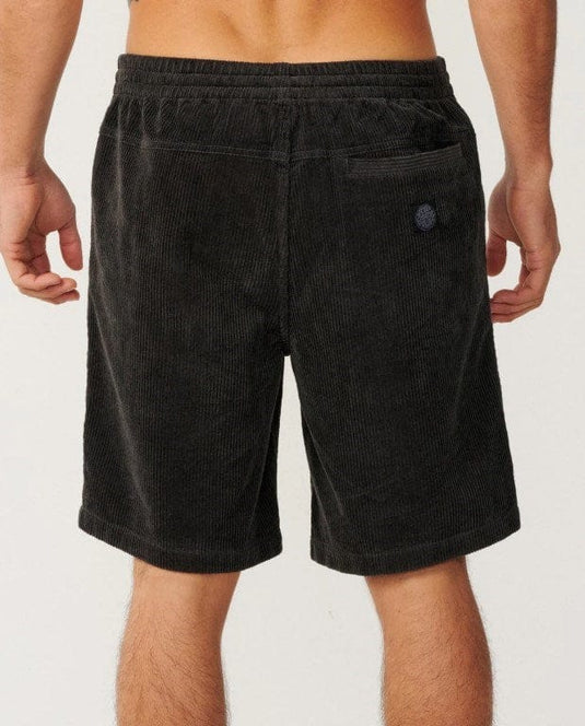 Rip Curl Mens Premium Surf Cord Volley Short - Black