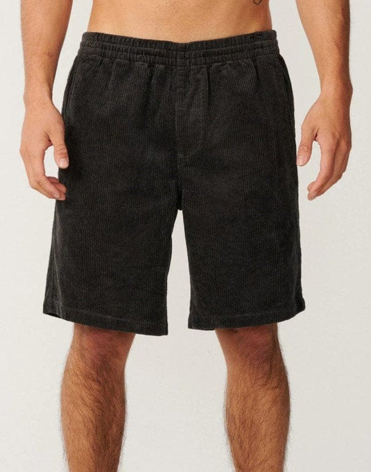 Rip Curl Mens Premium Surf Cord Volley Short - Black