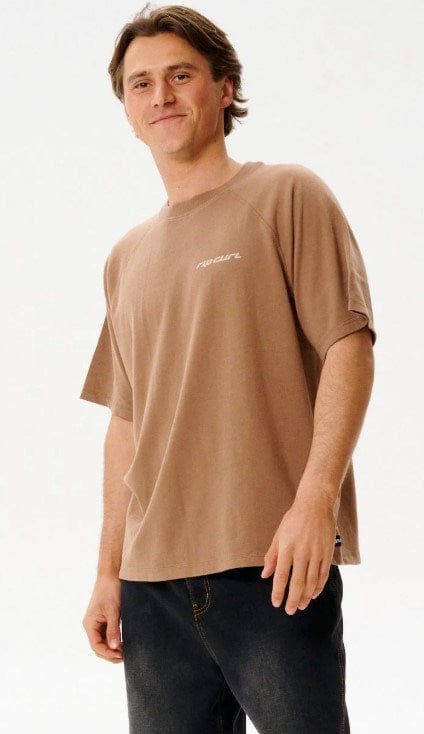 Load image into Gallery viewer, Rip Curl Mens Inner Visions Flogged Tee - Mocha
