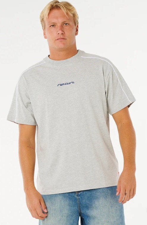 Rip Curl Mens Inner Visions Panel Loose Tee - Grey