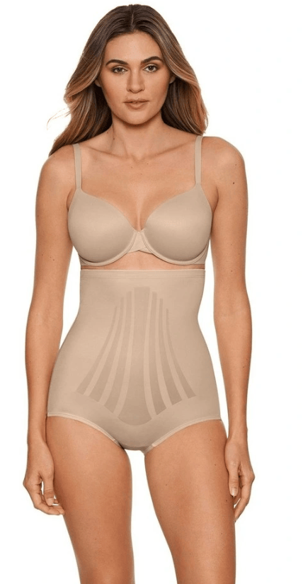 Miraclesuit Womens Modern Miracle Light Weight Power Targeted Control HI-Waist Shaping Brief