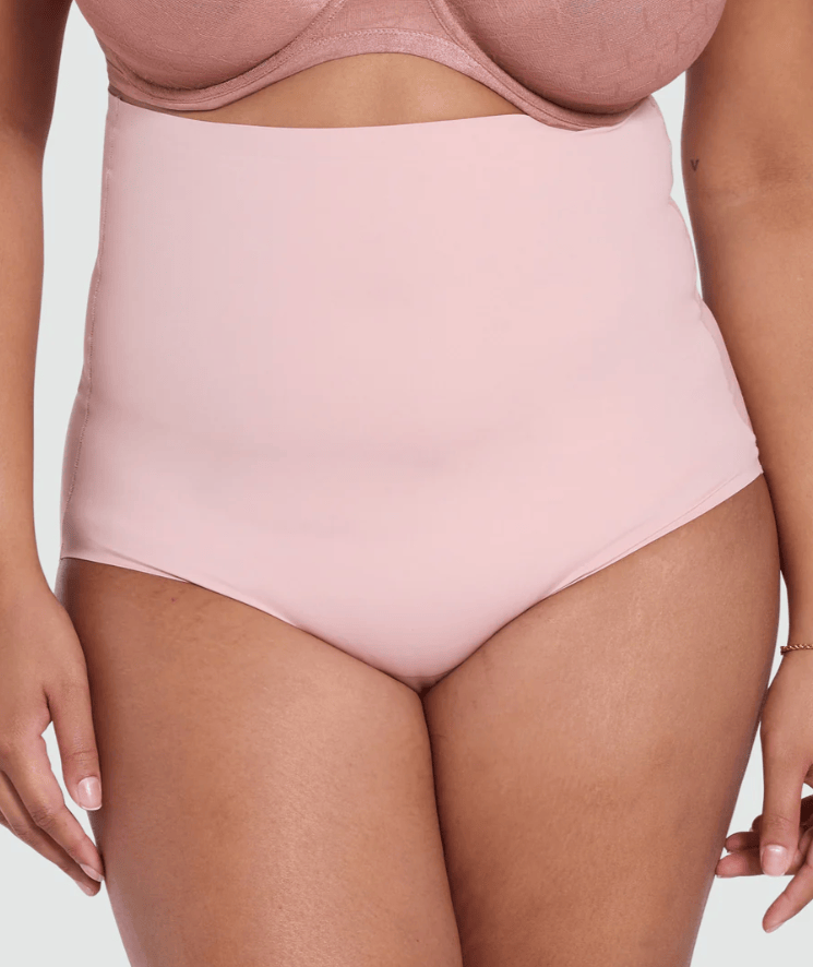 Load image into Gallery viewer, Hush Hush Womens Smooth N Sculpt Hi Waist Brief - Blush
