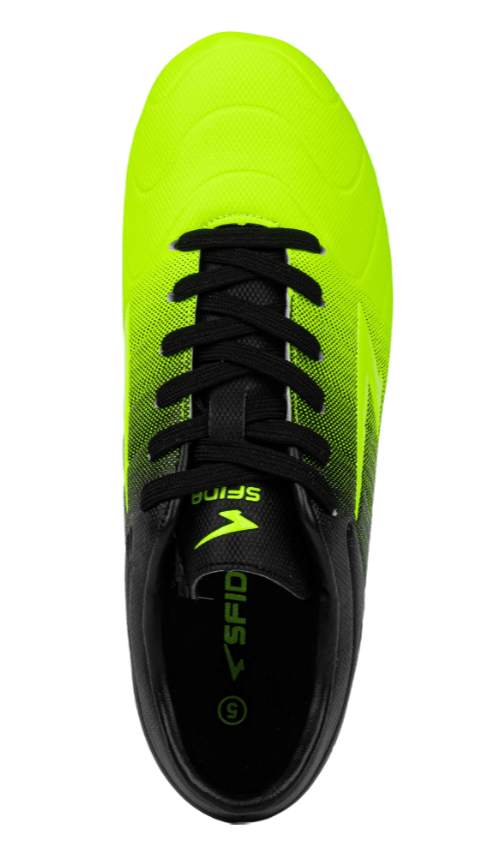 Sfida Kids Velocity Senior Boots - Lime/Black